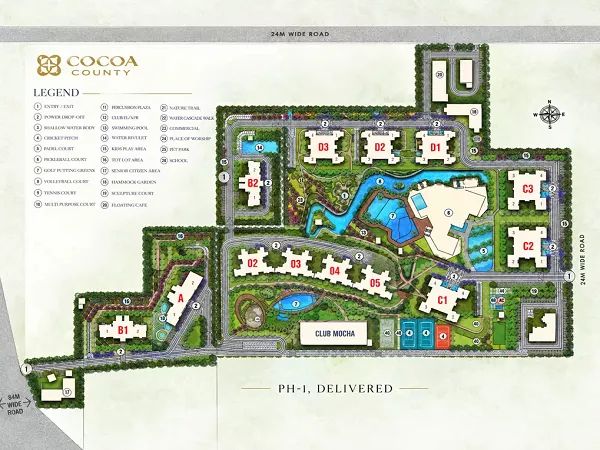 Cocoa County Sector 88A Gurgaon master plan layout